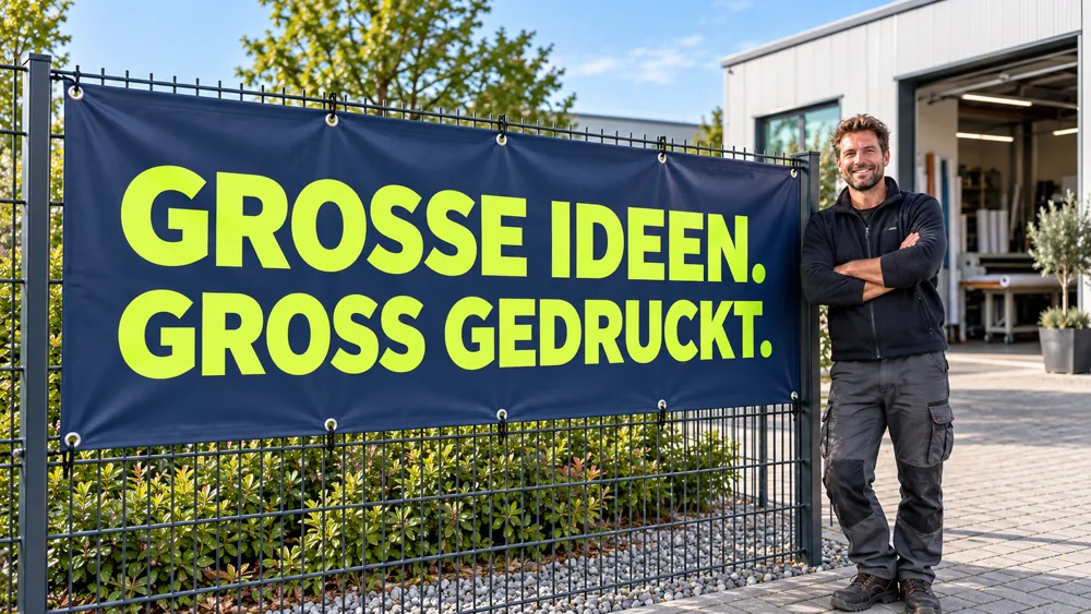 Werbeplanen – Beispiel für DeineWerbeplane